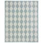 Nourison Positano Geometric Aqua 8" x 10" Indoor/Outdoor Area Rug, , large