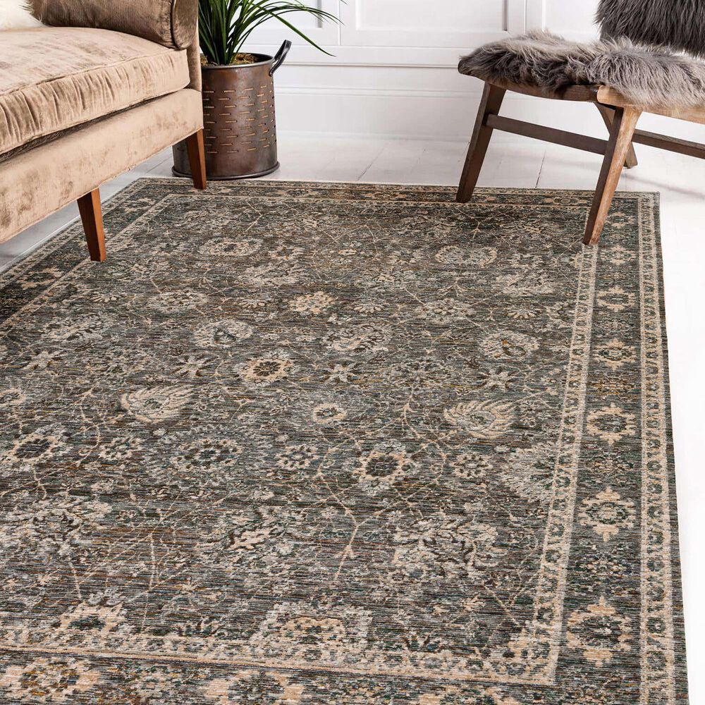 Dalyn Rug Company Yarra YA5 3&#39; x 5&#39; Pewter Area Rug, , large