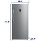 Element 13.8 Cu. Ft. Upright Convertible Freezer in Stainless Steel, , large