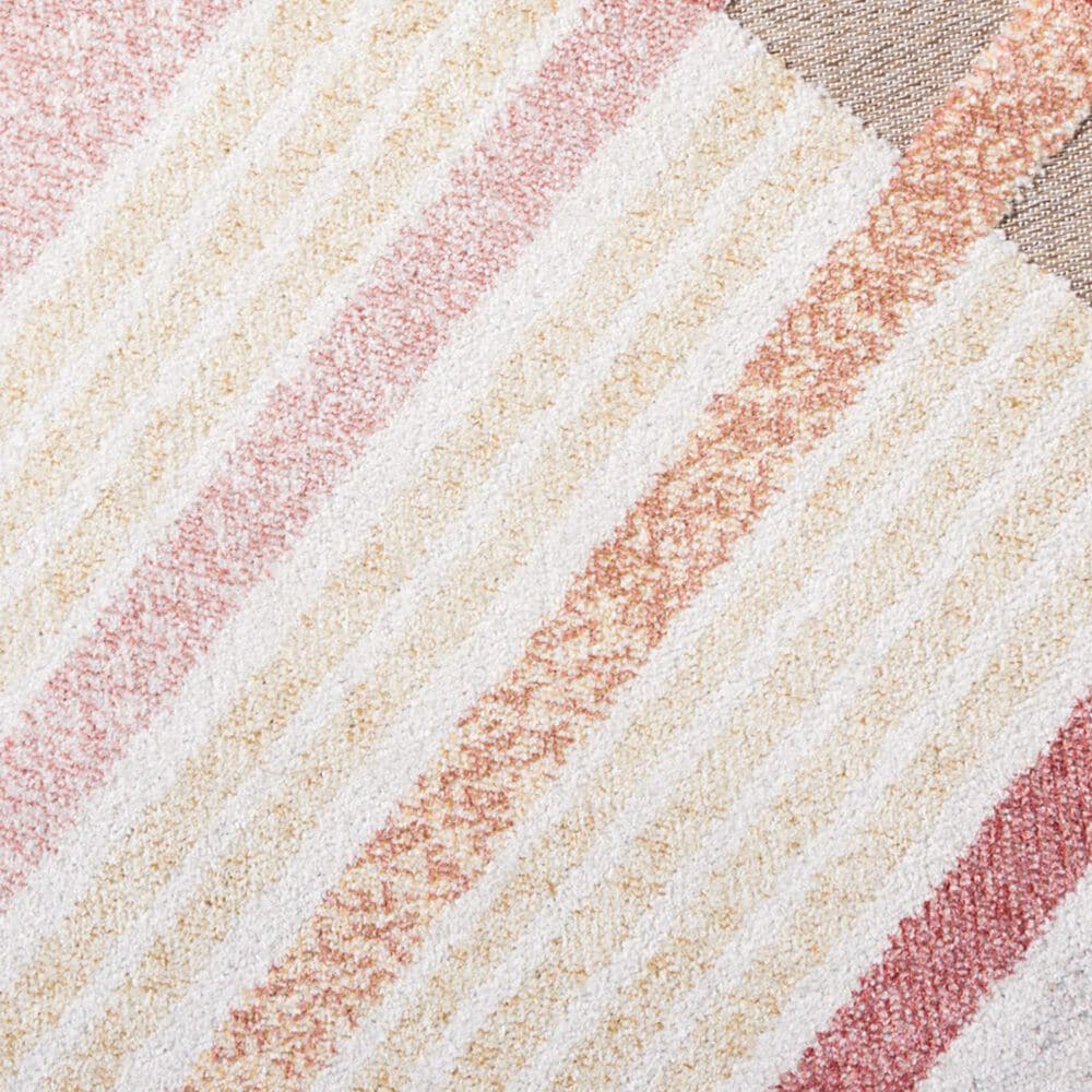 Safavieh Sarasota 5&#39;3&quot; x 7&#39;7&quot; Pink and Brown Indoor/Outdoor Area Rug, , large