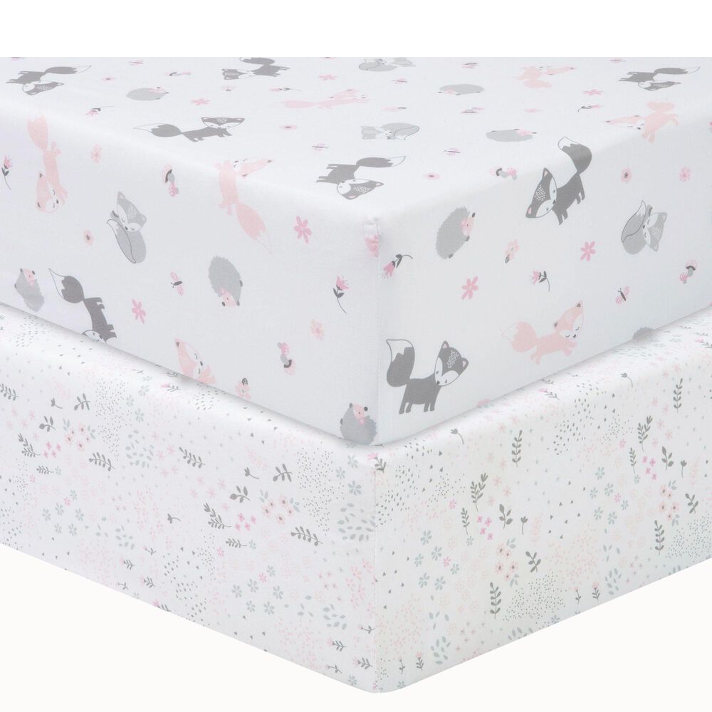 Trend Labs Girl Forest - 2-Pack Crib Sheet, , large