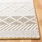 Safavieh Natura NAT854C 6" Square Ivory and Yellow Area Rug, , large