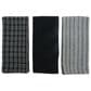 Willow & Hem Rowan Kitchen Towel in Black (Set of 3), , large