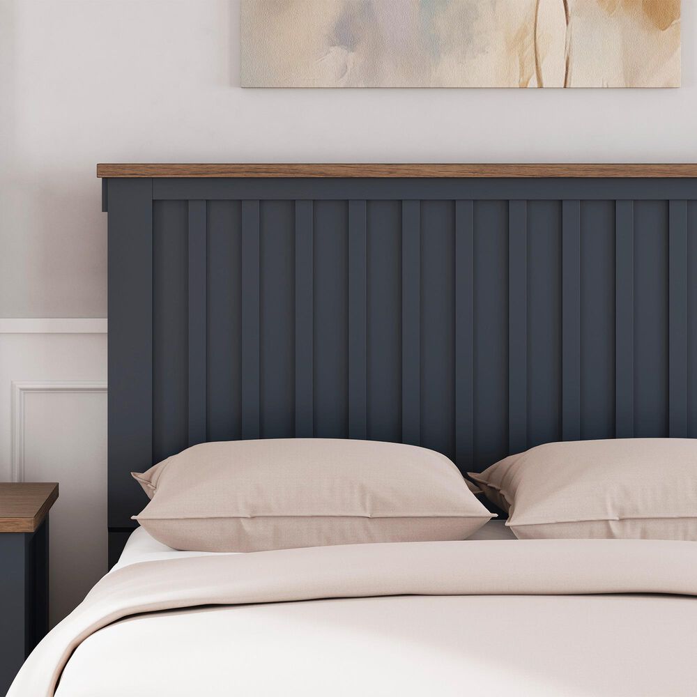 Ashley Landocken Full Panel Bed in Brown and Blue, , large