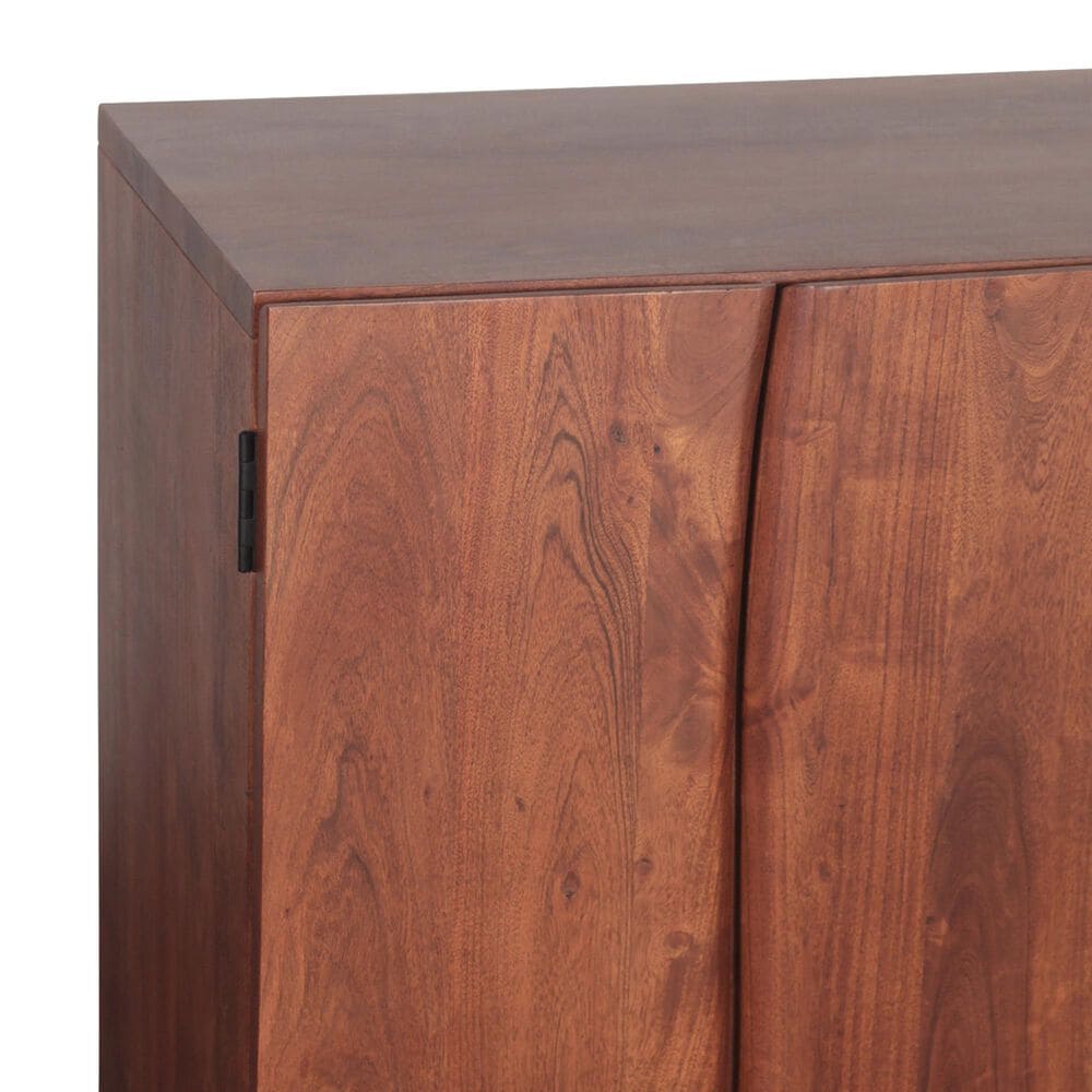 Home Trends &amp; Design Organic Forge 68" Sideboard in Raw Walnut, , large