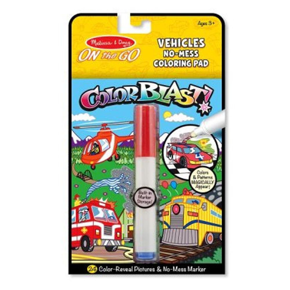 Melissa & Doug On The Go Colorblast Vehicles, , large