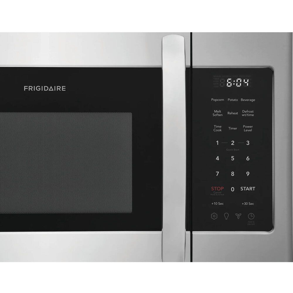 Frigidaire 30&quot; Front Control Electric Range and 1.8 Cu. Ft. OTR Microwave Kitchen Package in Stainless Steel , , large