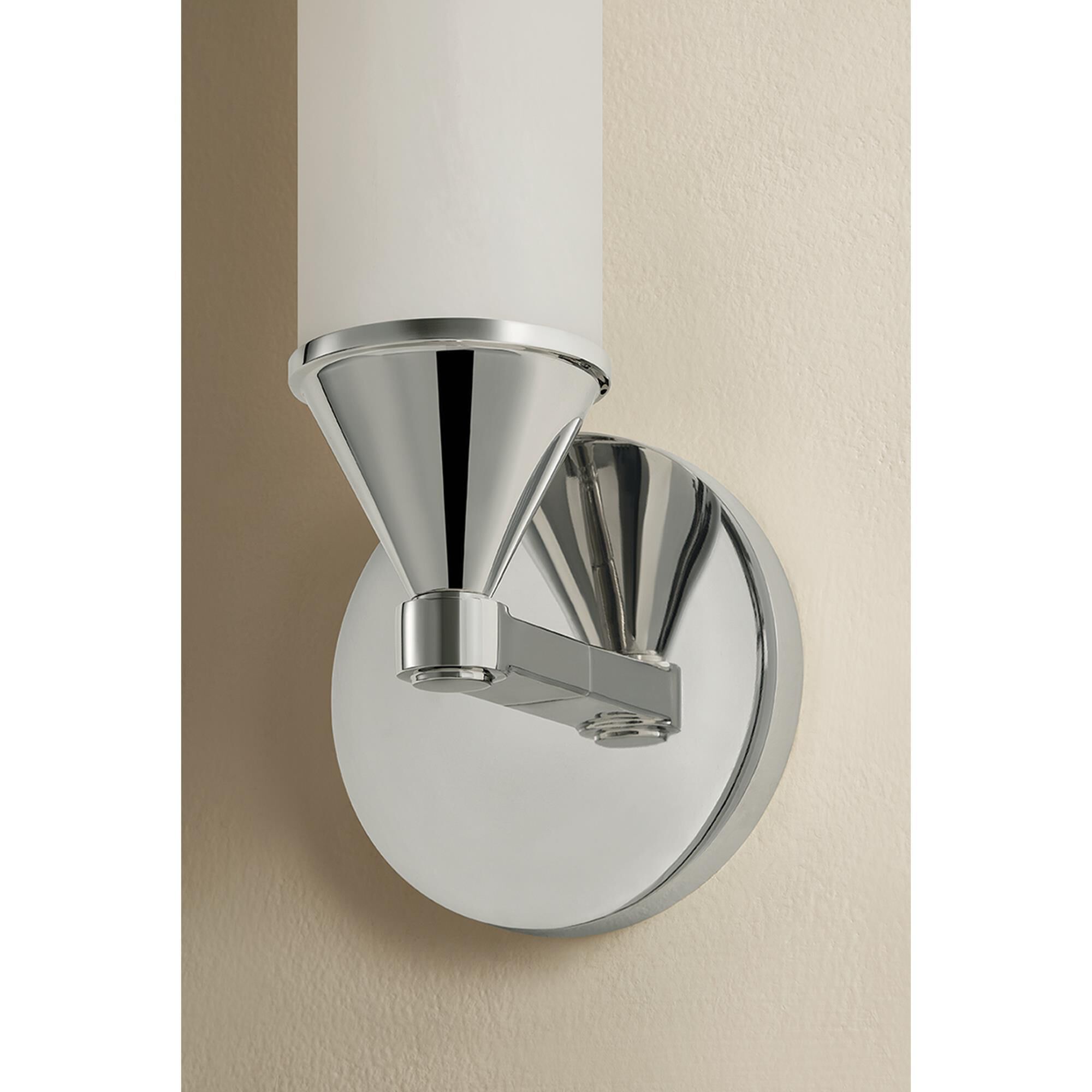 Mitzi Lighting Zinnia 1-Light Wall Sconce in Polished Nickel