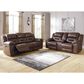 Ashley Stoneland Power Reclining Sofa in Chocolate, , large