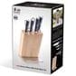 Cangshan Kita 6-Piece HUA Knife Set with Maple Block in Blue and Black, , large