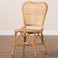 Baxton Studio Irene Side Chair in Natural Brown, , large