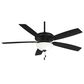 Minka-Aire Watt II 60" Ceiling Fan with LED Light in Coal, , large