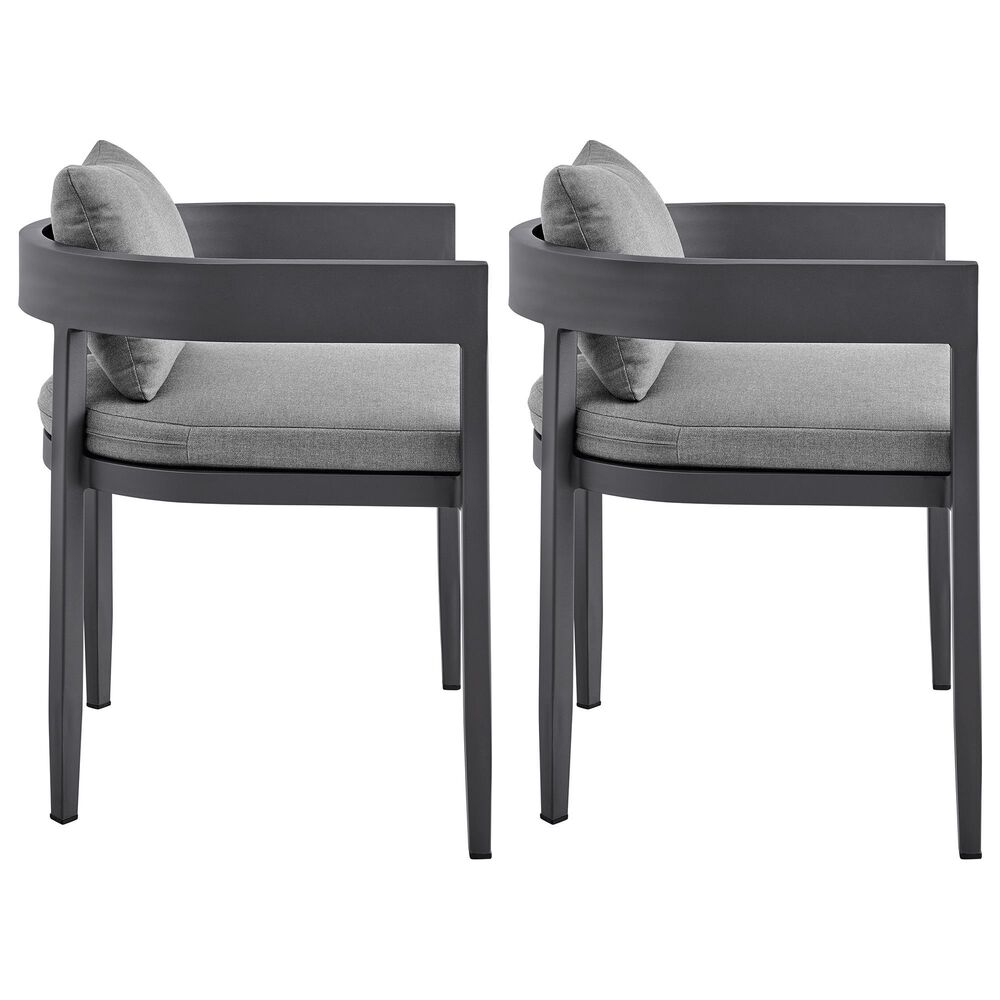 Blue River Argiope Outdoor Dining Chair in Dark Gray (Set of 2), , large