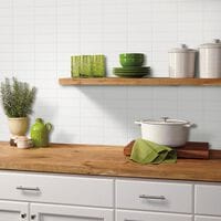 Dal-Tile Color Wheel Classic Matte Arctic White 4 x 12 Ceramic Subway Tile