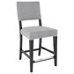 Declan Dining Fixed Stool in Midnight Black Washed, , large