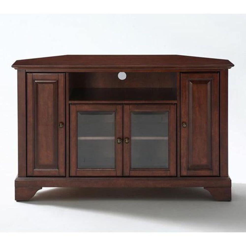 Crosley Furniture LaFayette 48" Corner Console in Vintage Mahogany, , large