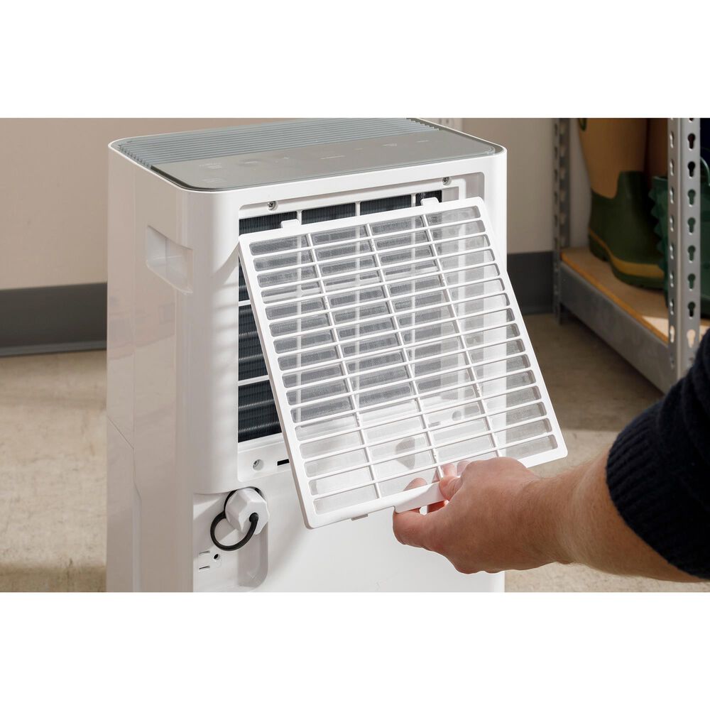 GE Appliances 22 Pint Portable Dehumidifier in White, , large