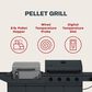 Tytus Anaheim and Emberwood 3-Piece Modular Duo with Pellet Grill in Gunmetal Gray, , large
