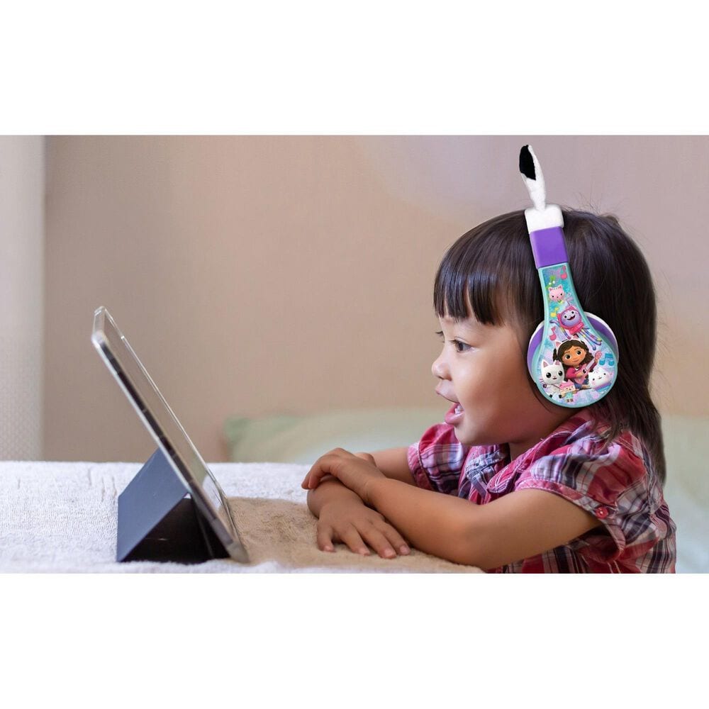 KIDdesigns Gabbys Dollhouse Wireless Kid Headphone in Aqua, , large