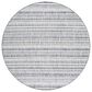 Surya Eagean EAG-2407 Navy, Blue, Pale Blue, Oatmeal, Gray, Off-White and Taupe 5"3" Round Indoor/Outdoor Area Rug, , large