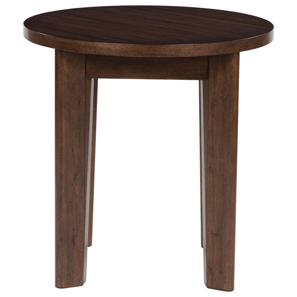 Ashley Korestone 2 End Table in Dark Brown, , large