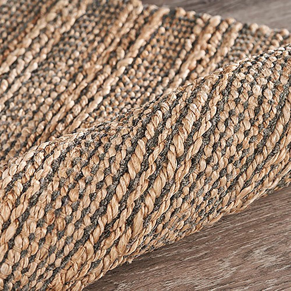L&amp;R Resources Natural Fiber 7&#39;9&quot; x 9&#39;9&quot; Gray Area Rug, , large