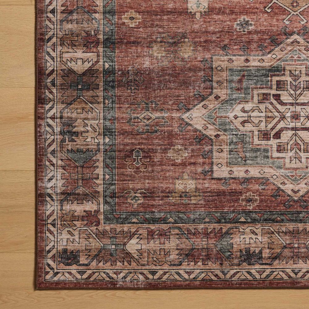 Loloi Anniston Spice and Multicolor 6' x 9' Area Rug, , large