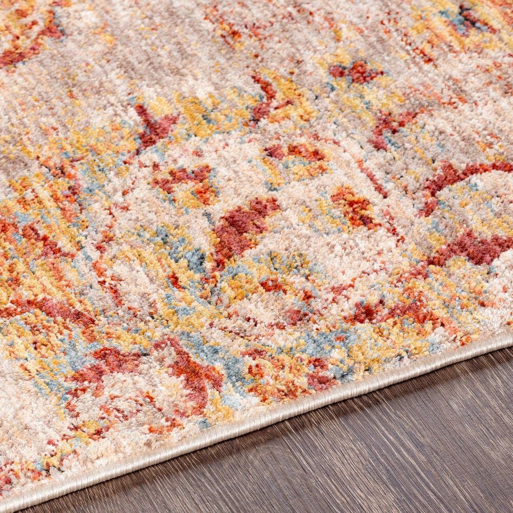 Surya Mirabel 2&#39; x 3&#39; Teal, Rust, Burnt Orange, Mustard, Gray and Beige Area Rug, , large
