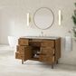 James Martin Laurent 48" Single Bathroom Vanity in Honey Oak with 3 cm Victorian Silver Silestone Top and Rectangular Sink, , large