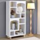 Pacific Landing Dalton 65" Bookcase in White and Brown, , large