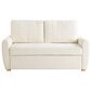 Lifestyle Solutions Galloway Convertible Loveseat in Ivory, , large