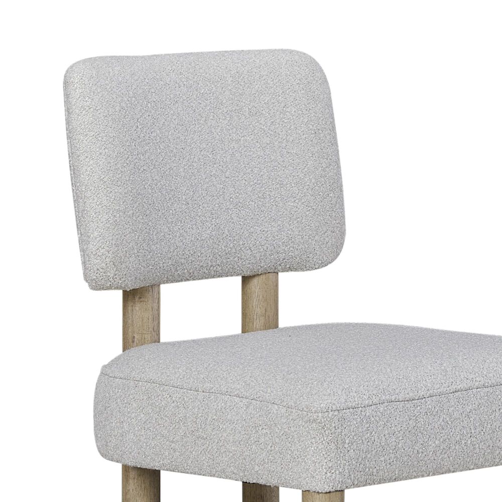 Sterling Timber Contemporary Wood Metal and Upholstered Counter Stool in English Knotty Oak, , large