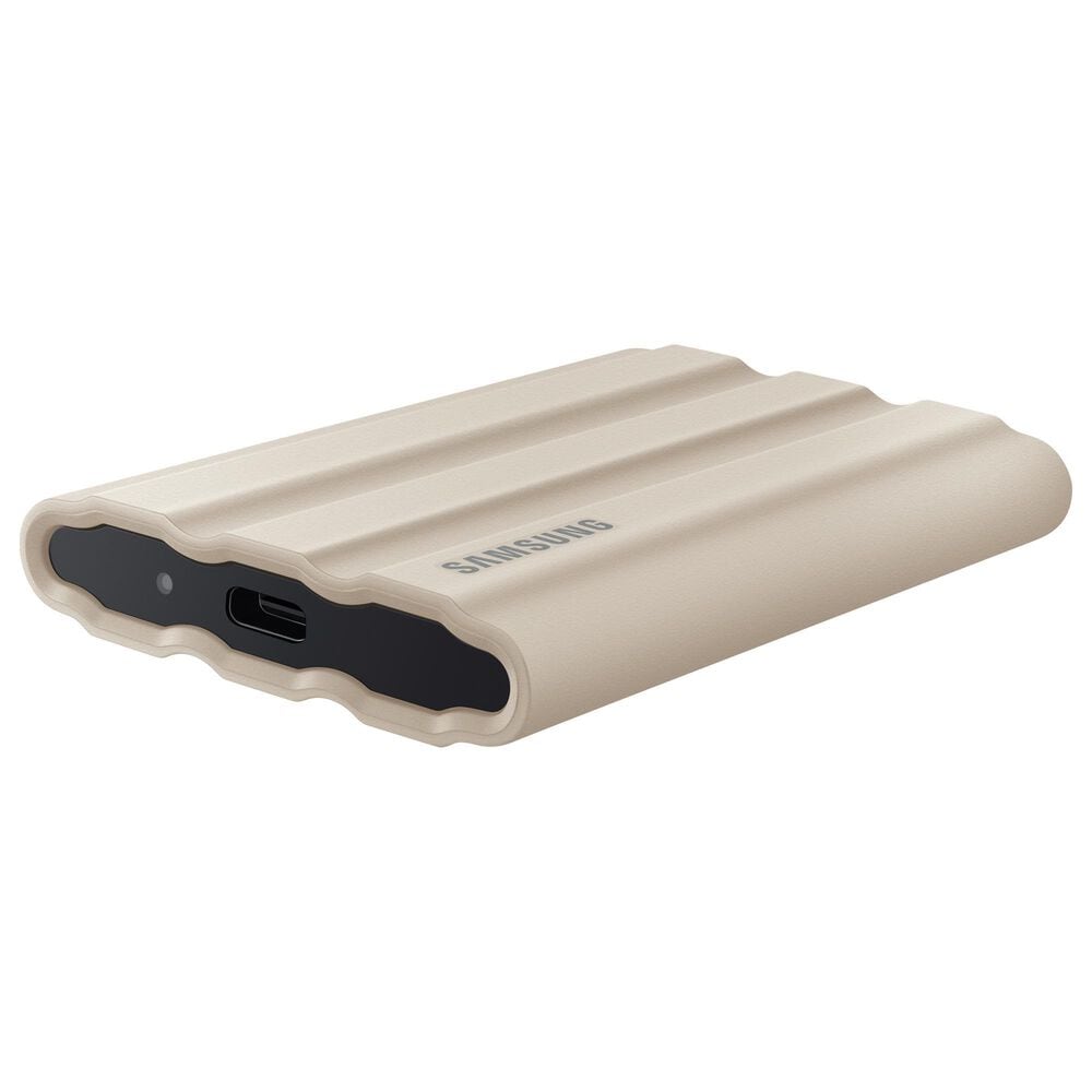 Samsung 1TB T7 Shield Portable External SSD in Beige, , large