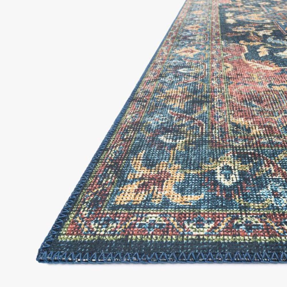 Loloi II Skye SKY-08 5&#39; x 7&#39;6&quot; Denim and Brick Area Rug, , large