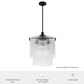 Hunter Ontario Jasmine Roth 3-Light Pendant in Matte Black, , large