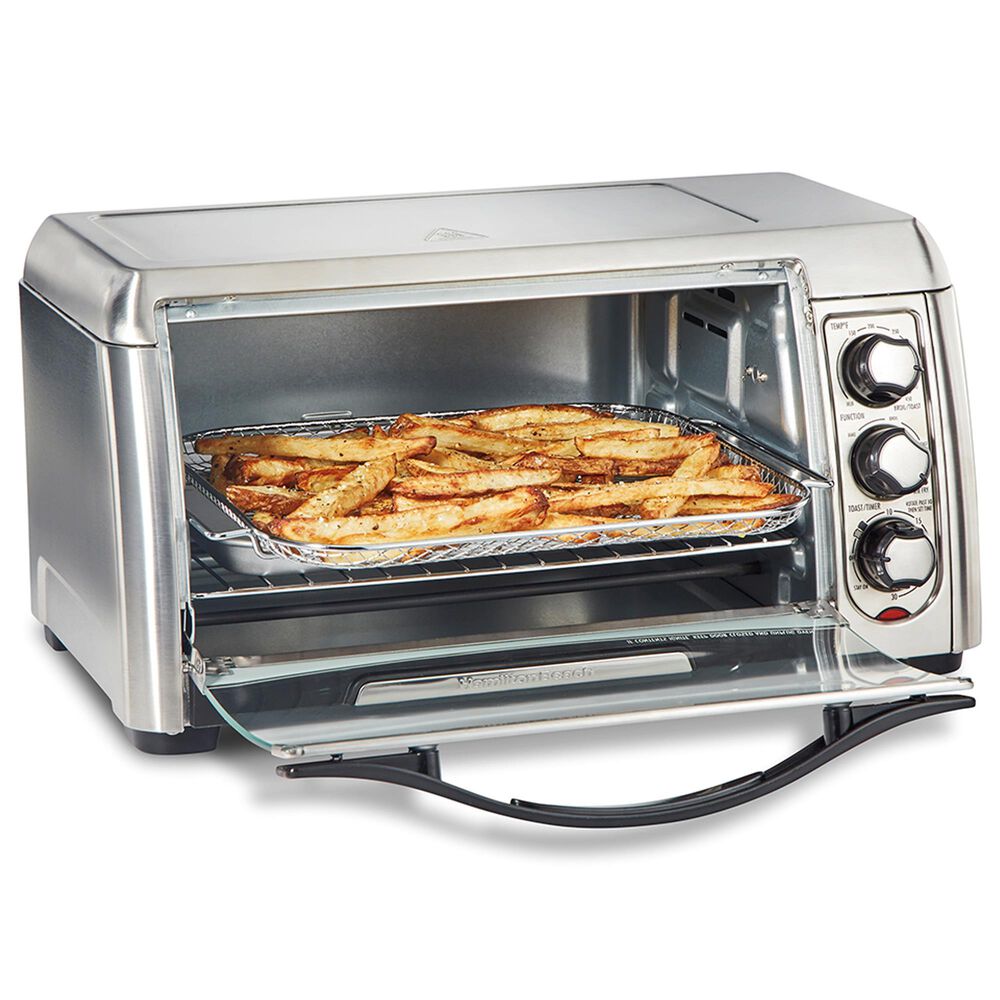 Hamilton Beach 2.5-Quart Sure-Crisp Air Fry Toaster Oven in Stainless Steel, , large