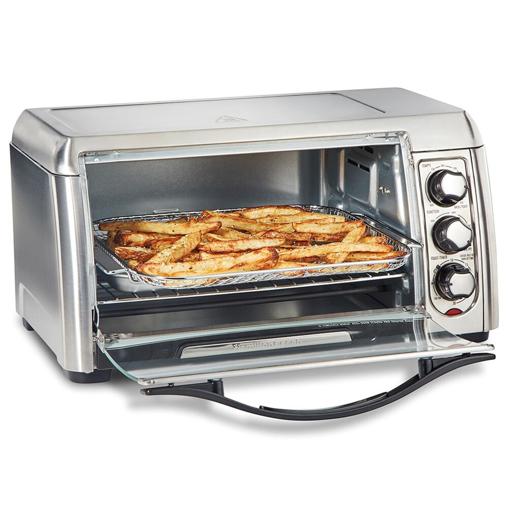 Hamilton Beach 2.5-Quart Sure-Crisp Air Fry Toaster Oven in Stainless Steel