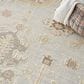 Nourison Whispers 10" x 14" Light Blue and Grey Area Rug, , large