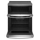 GE Profile 30" Slide-In Electric Double Oven Fingerprint Resistant Range in Stainless Steel, , large