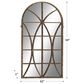 Maple and Jade Arched Wall Mirror in Medium Wood, , large