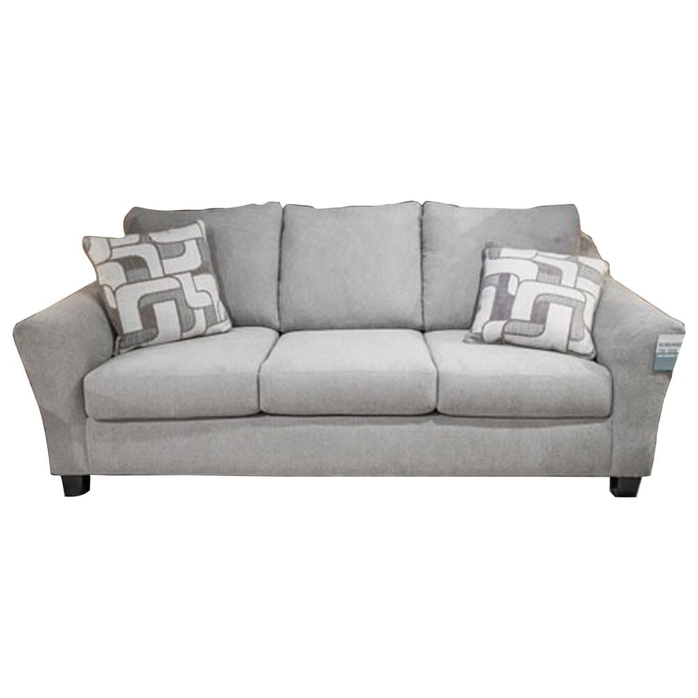 Ashley Willara Stationary Queen Sleeper Sofa in Taupe, , large