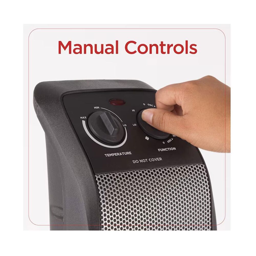 Black+Decker 1500-Watt Ceramic Tower Heater, , large