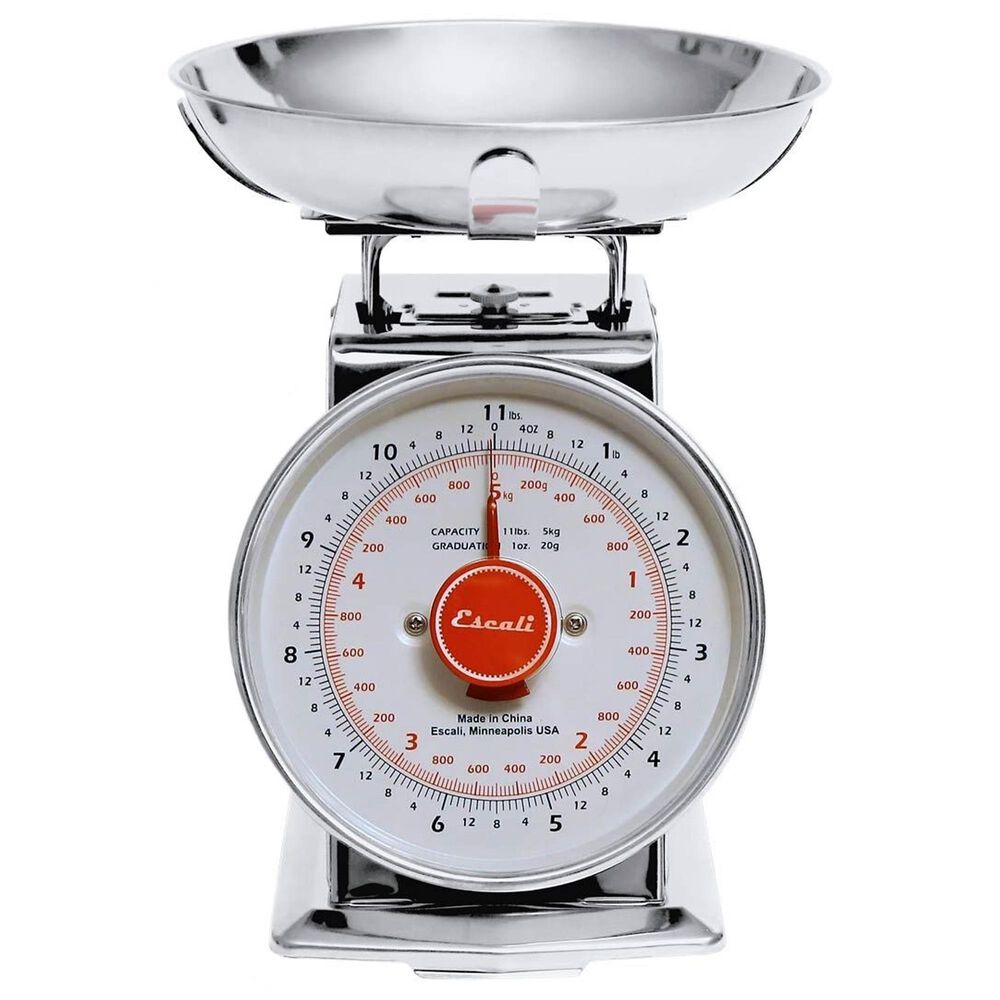 Kitchen Supply Mercado Dial Scale with Bowl in Stainless Steel, , large