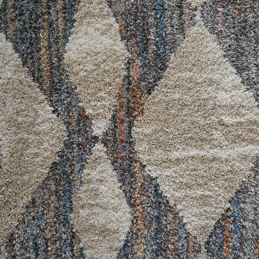 Feizy 39IFF Mynka Gray / Multi 7&#39;11&quot; x 10&#39; Area Rug, , large