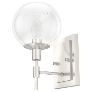 Hunter Xidane 1-Light Wall Sconce in Brushed Nickel, , large