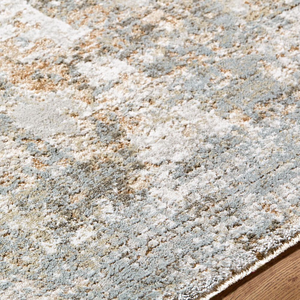 Surya Brunswick Light Gray, Cream, Charcoal, Light Brown, Medium Brown and Mustard 2'7" x 10' Runner, , large