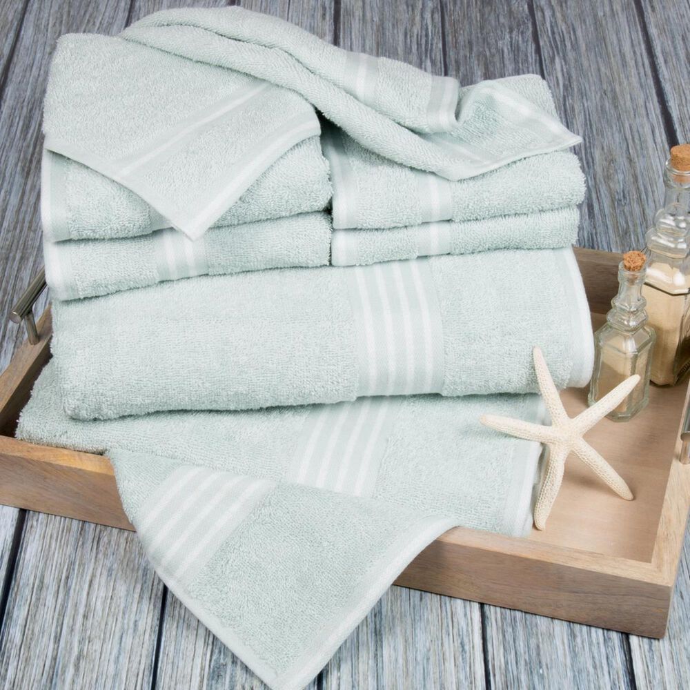 Timberlake Lavish Home Rio 8 Piece 100% Cotton Towel Set, , large