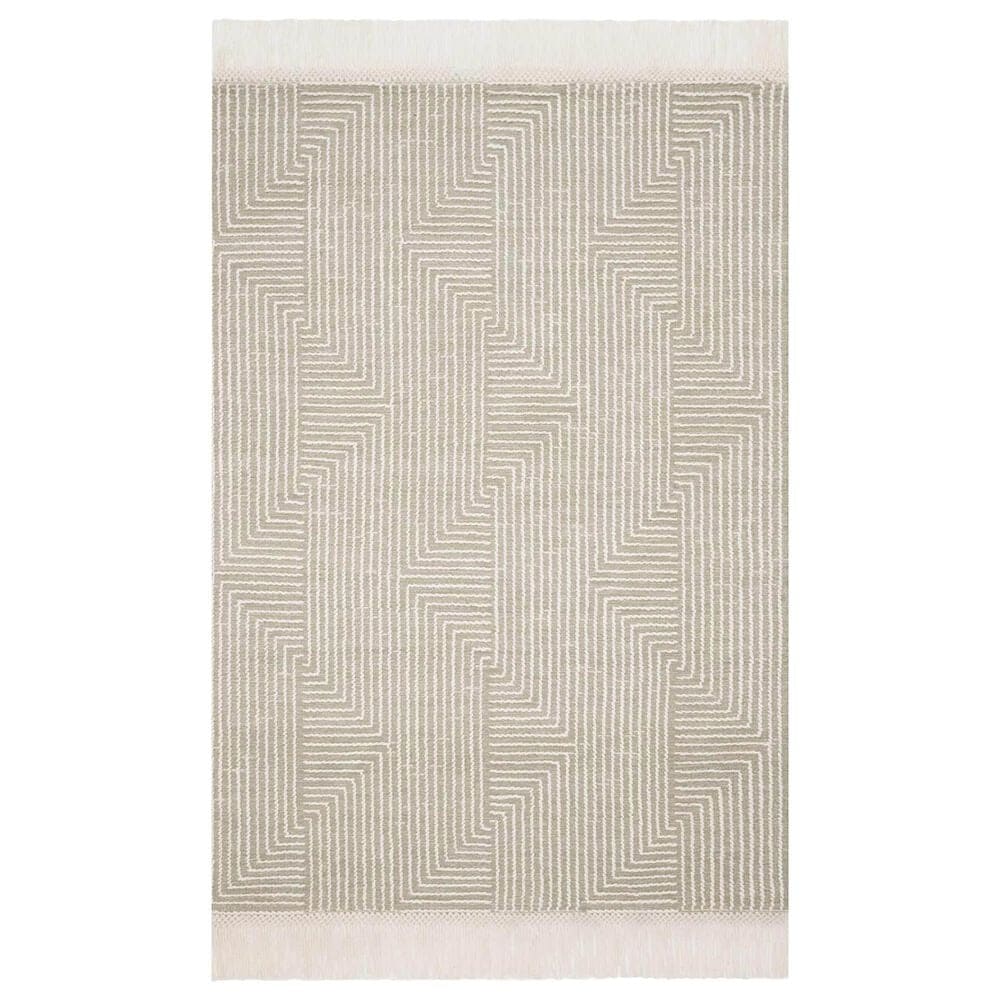 Magnolia Home Newton NET-04 7"9" x 9"9" Sage and Ivory Area Rug, , large