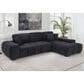 37B Octavia 2-Piece Stationary Right Facing Sectional with Chaise in Black, , large