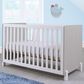 Sorelle Pannello 3-In-1 Convertible Crib in Grigio and White, , large